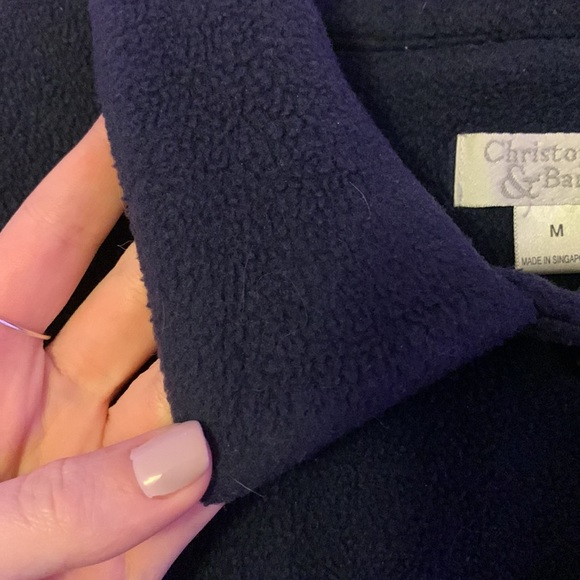 Christopher & Banks fleece button down sweater - Picture 6 of 9